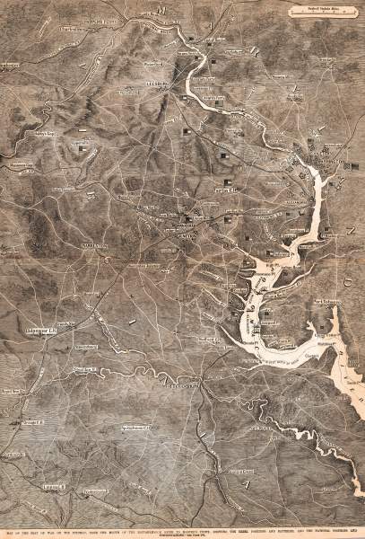 Potomac River Valley, November 1861, zoomable image