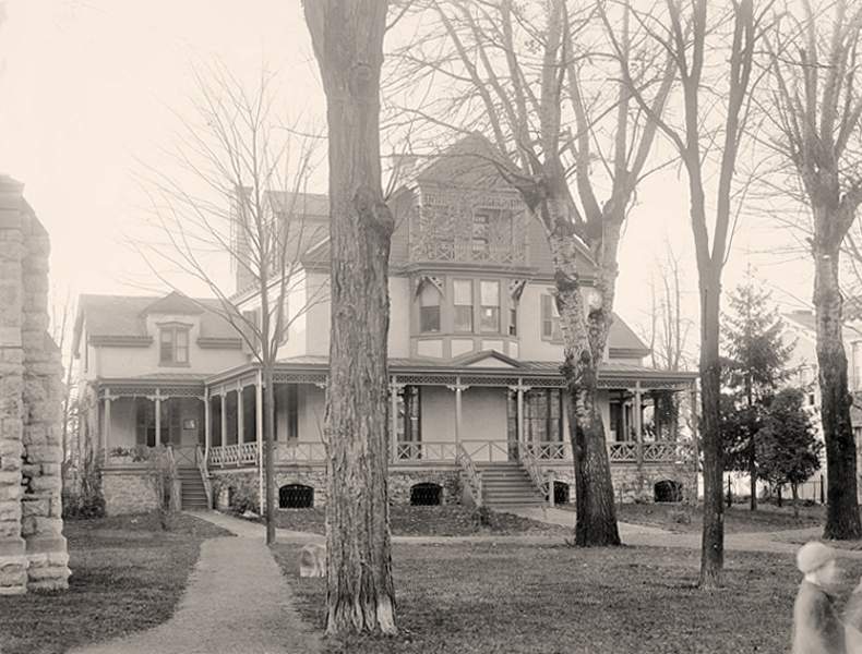 President's House, formerly residence of Judge John Reed, Dickinson College, Carlisle, Pennsylvania, circa 1890