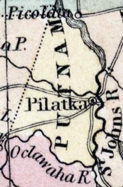 Putnam County, Florida, 1857