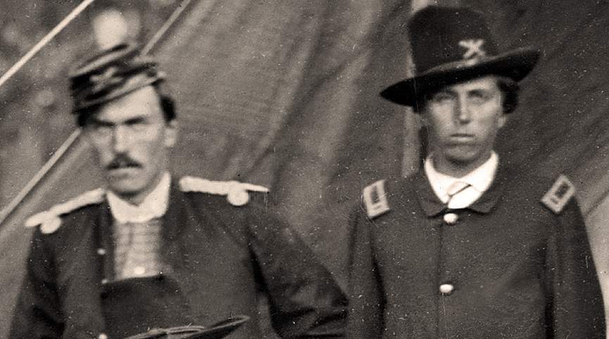 Rufus King, Jr. and Alonzo Cushing, circa 1862