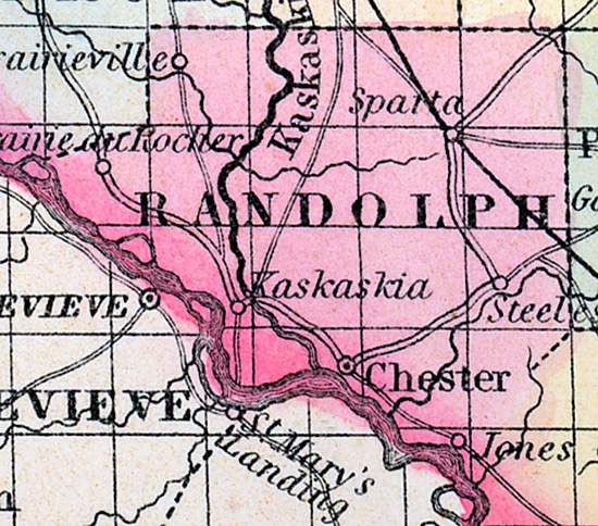Randolph County, Illinois, 1857