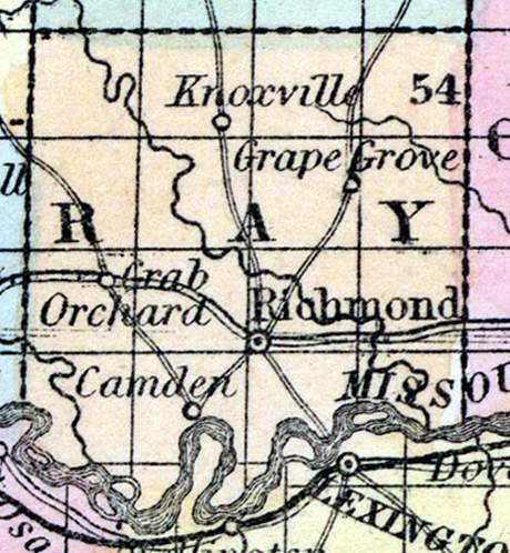 Ray County, Missouri, 1857