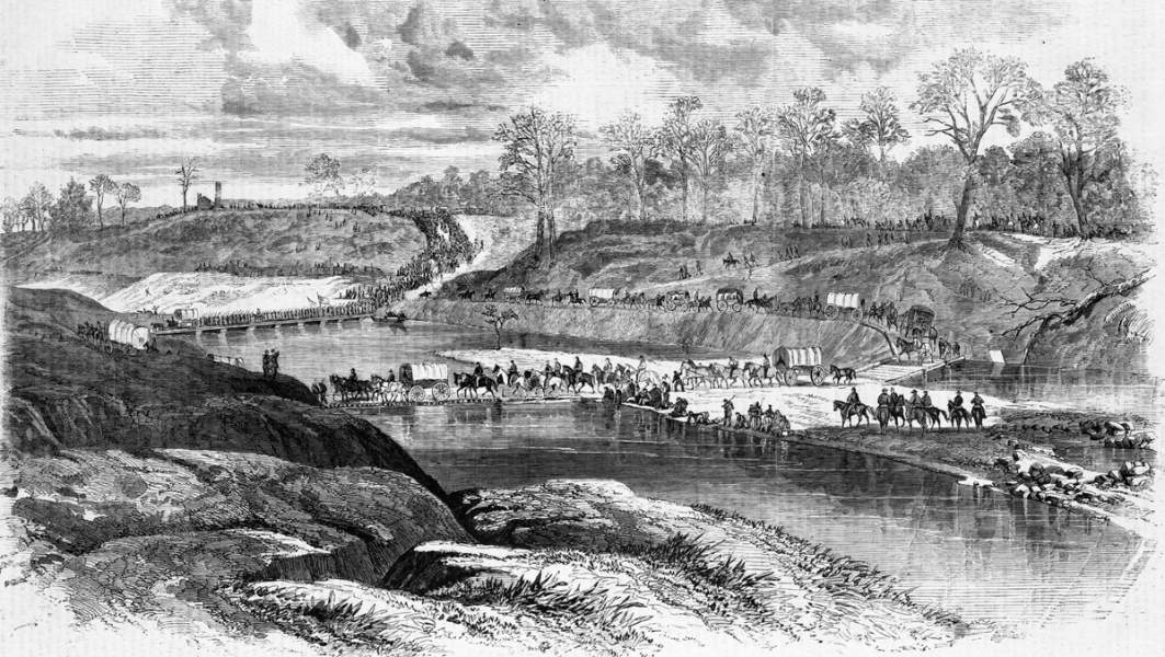 General Banks’s army, crossing the Cane River, March 31, 1864
