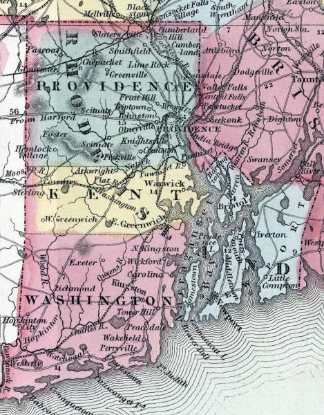 Rhode Island, 1857