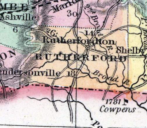 Rutherford County, North Carolina, 1857