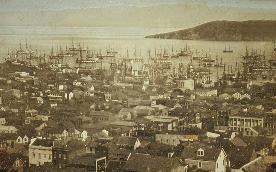 San Francisco Harbor, circa 1850