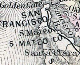 San Mateo County, California, 1860