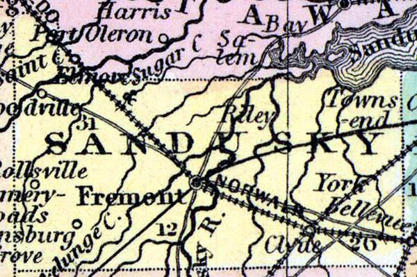Sandusky County, Ohio, 1857