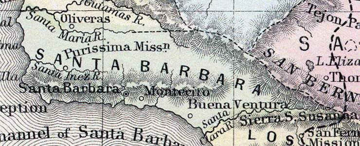 Santa Barbara County, California, 1860