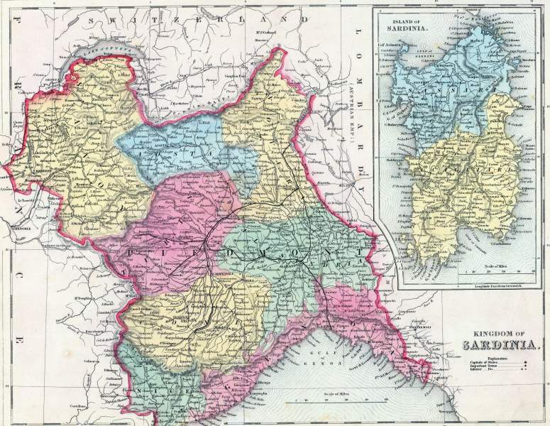 Piedmont-Sardinia, 1857, zoomable map