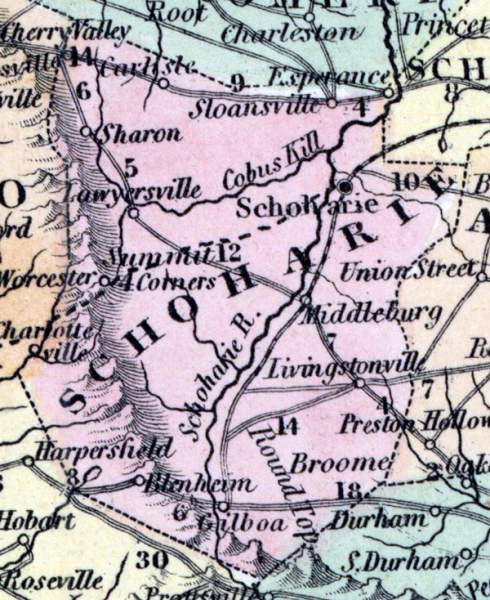 Schoharie County, New York, 1857