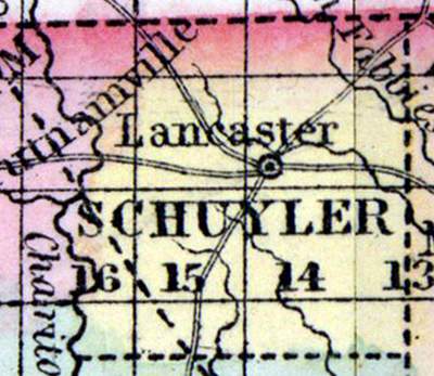 Schuyler County, Missouri, 1857