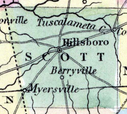 Scott County, Mississippi, 1857