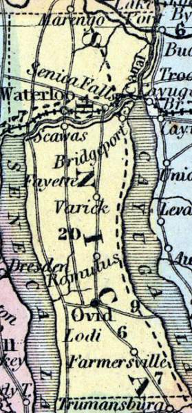 Seneca County, New York, 1857 | House Divided