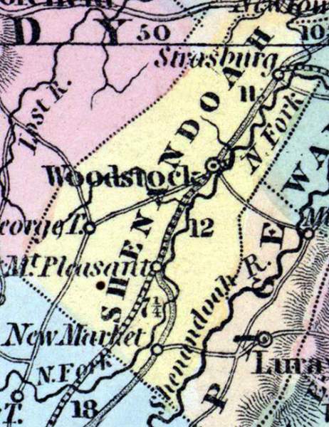 Shenandoah County, Virginia, 1857