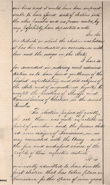 George F. Shepley to Abraham Lincoln, Tuesday, December 09, 1862 (page 2)