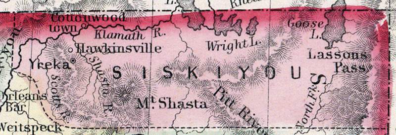 Siskiyou County, California, 1860