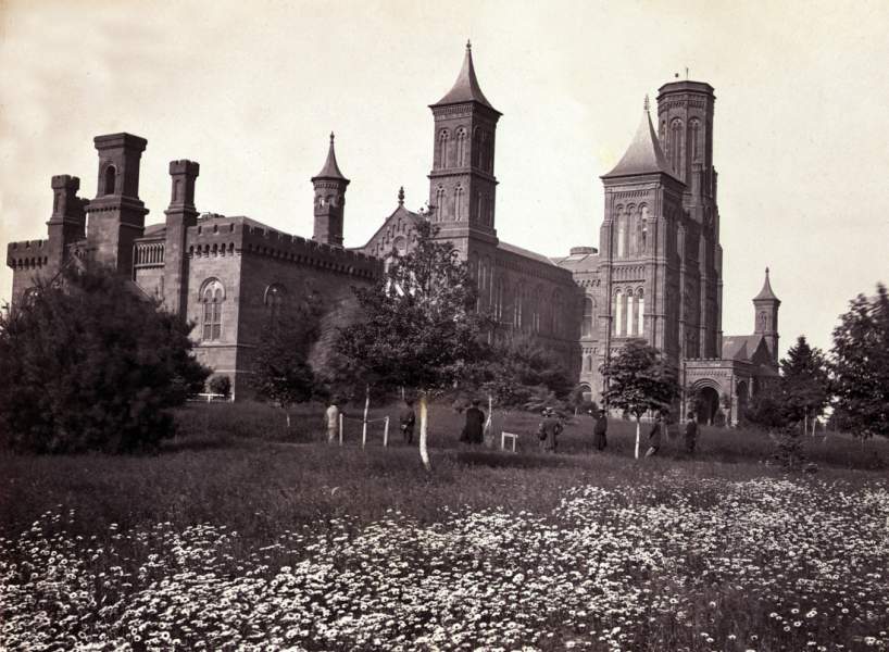 Smithsonian Institution, Washington, D.C., north front, June 1862