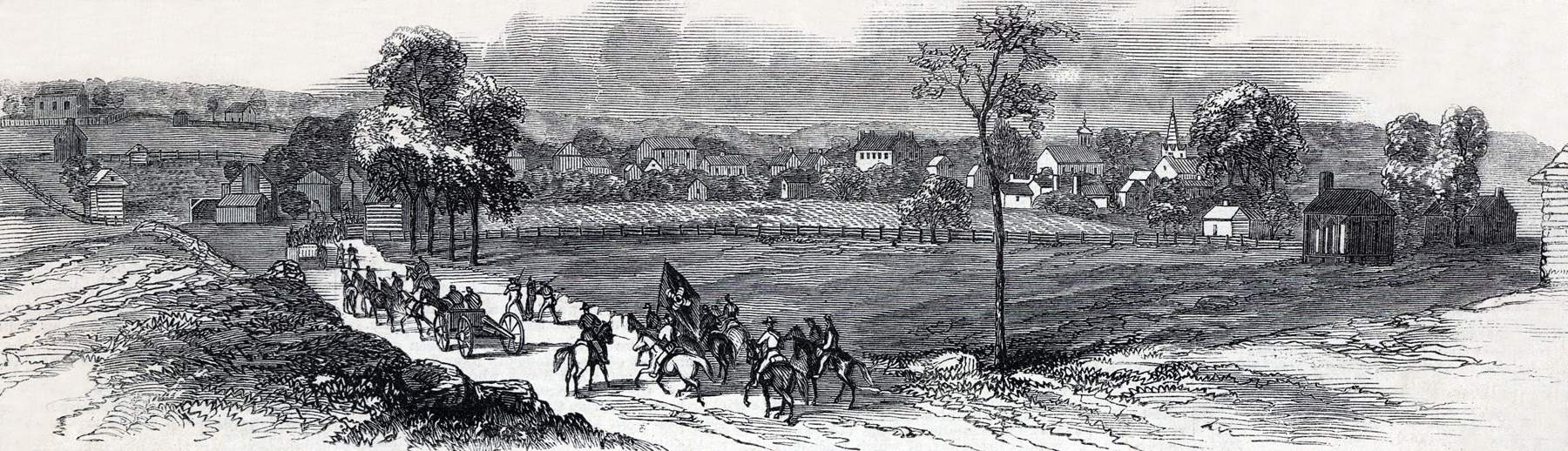 Smithfield, Virginia, September 1864, artist's impression, zoomable image