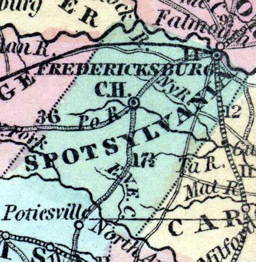 Spotsylvania County, Virginia, 1857