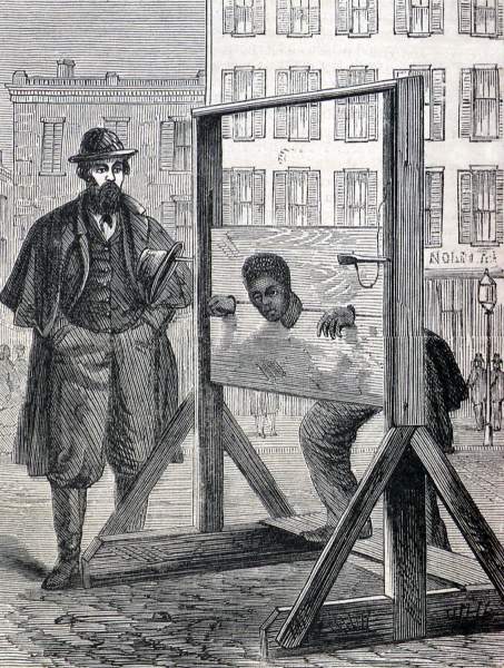 African-American Punishment, Florida, July 1866, artist's impression