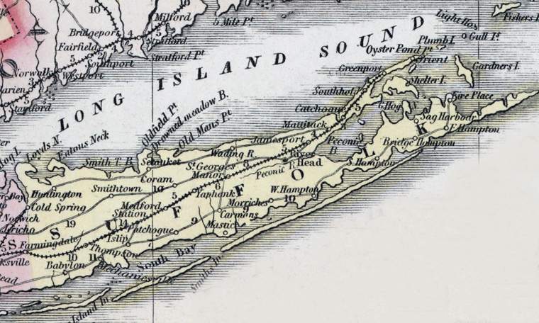 Suffolk County, New York, 1857