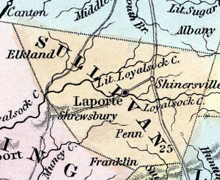 Sullivan County, Pennsylvania, 1857