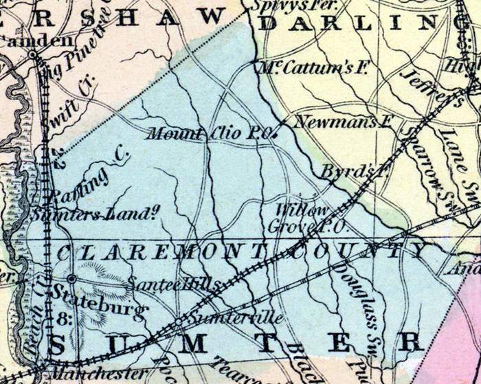 Sumter District, South Carolina, 1857