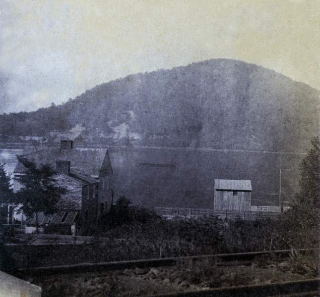 Susquehanna River near Harrisburg, Pennsylvania, from the western bank, circa 1861
