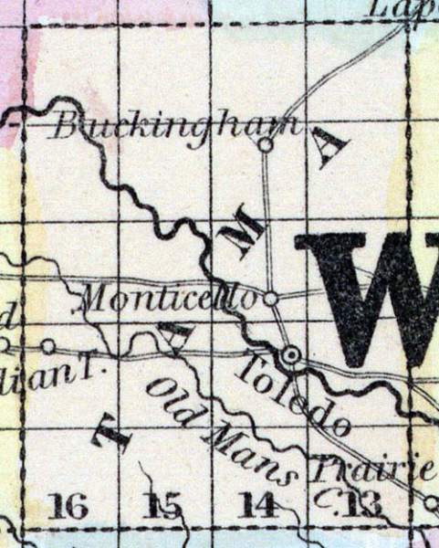 Tama County, Iowa, 1857