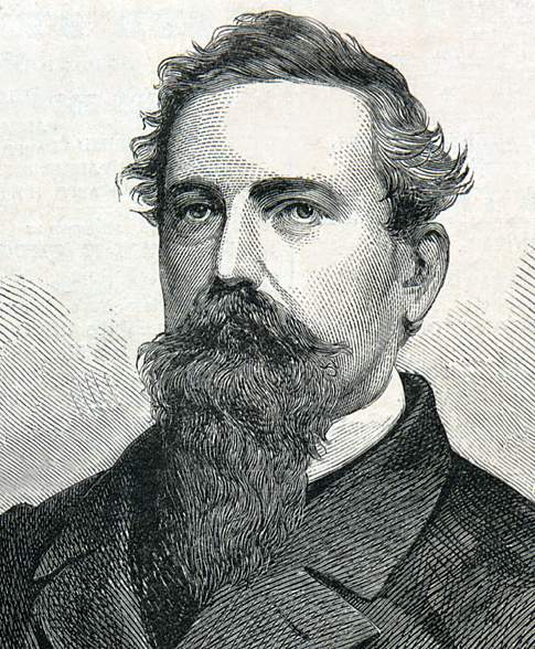 Thomas Swann, June 1866, artist's impression