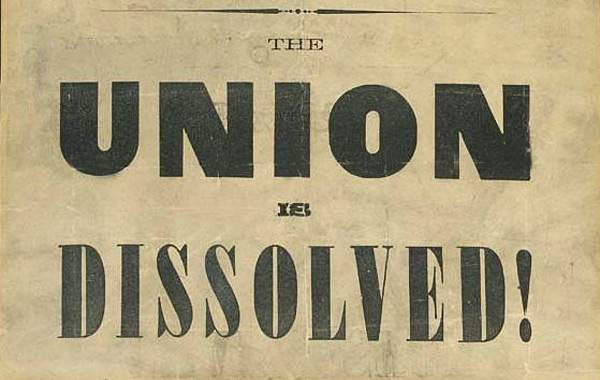 "The Union is Dissolved," December 20, 1860