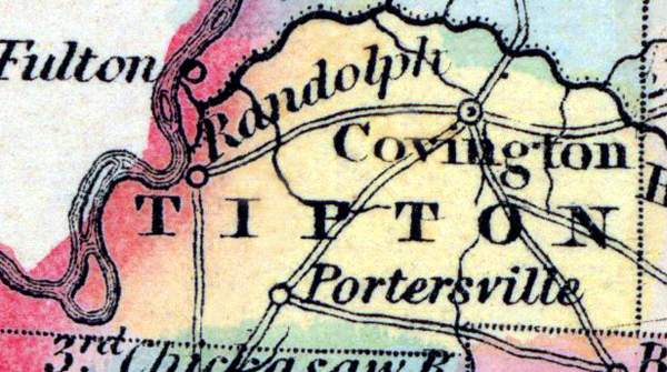 Tipton County, Tennessee, 1857
