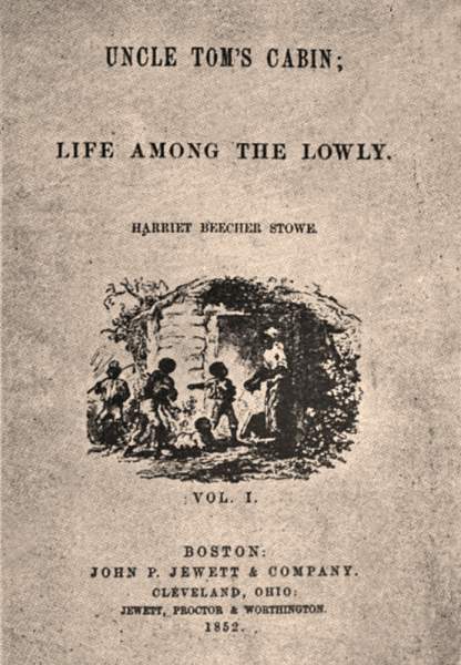 Uncle Tom's Cabin, title page of first edition, 1852