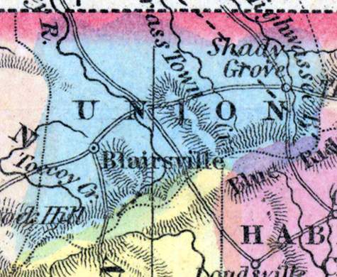 Union County, Georgia, 1857