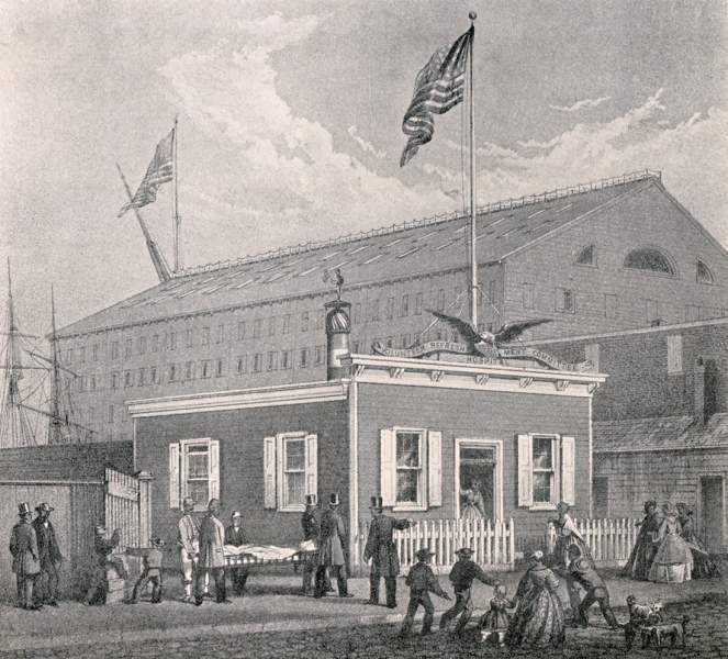Union Volunteer Hospital, Philadelphia, Pennsylvania, circa 1863