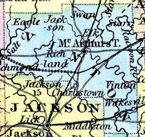 Vinton County, Ohio, 1857