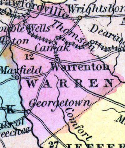 Warren County, Georgia, 1857