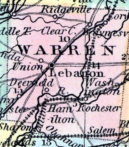 Warren County, Ohio, 1857