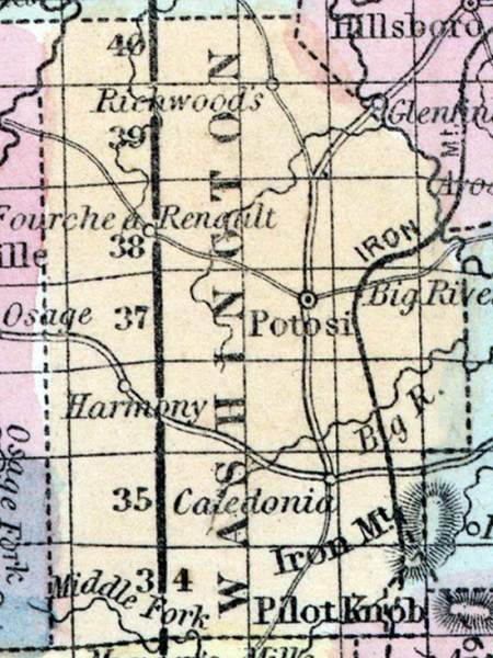 Washington County, Missouri, 1857 | House Divided