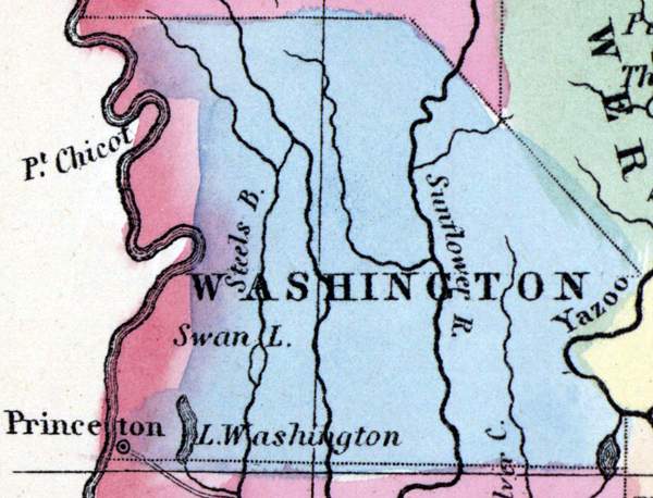Washington County, Mississippi, 1857