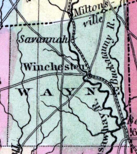 Wayne County, Mississippi, 1857
