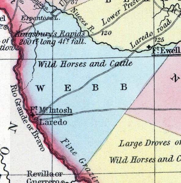 Webb County, Texas, 1857