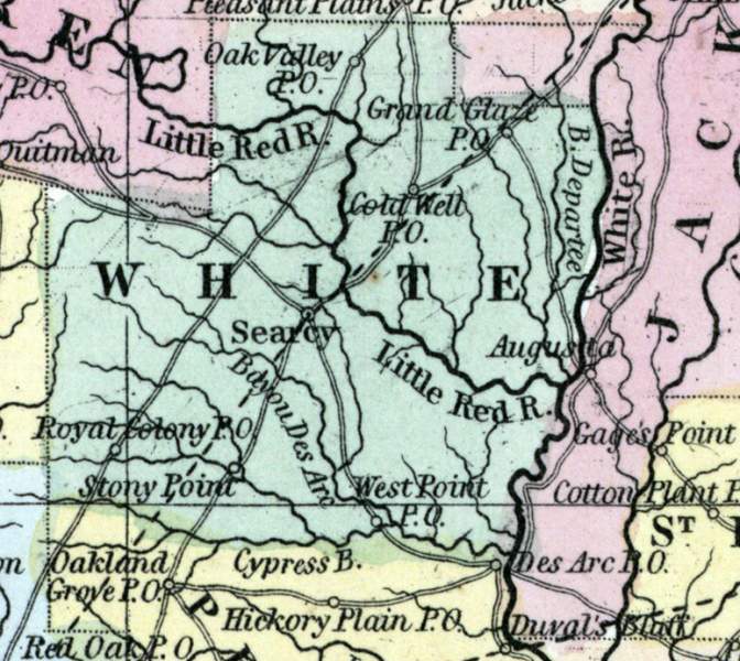 White County, Arkansas, 1857