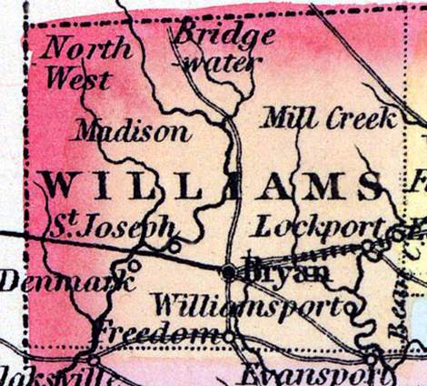 Williams County, Ohio, 1857