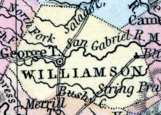 Williamson County, Texas, 1857