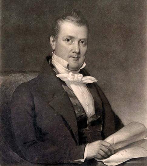 James Buchanan, engraving, 1840