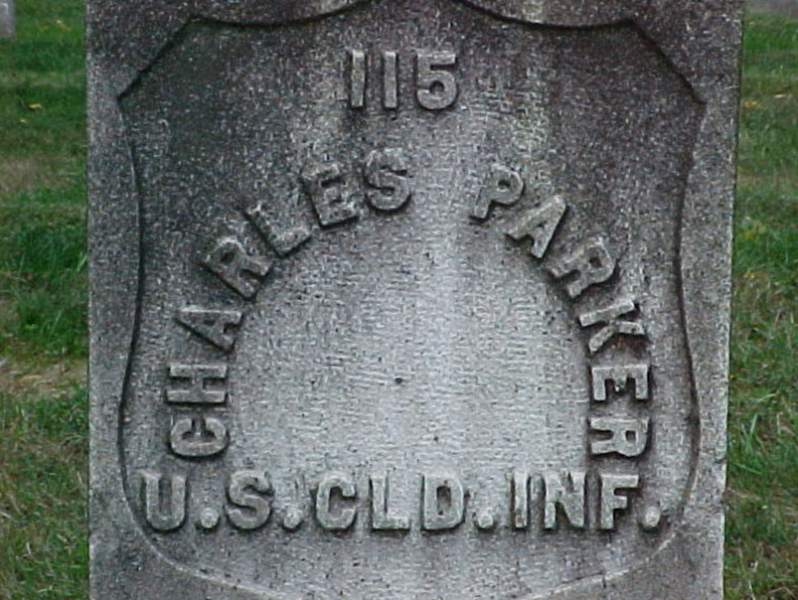 Charles H. Parker, 3rd USCT Regiment, Headstone