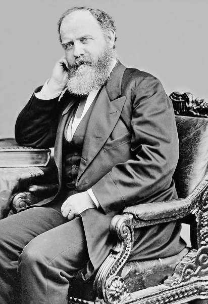 John Andrew Jackson Creswell, circa 1875, seated
