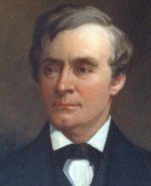 Andrew Gregg Curtin, oil painting, circa 1875